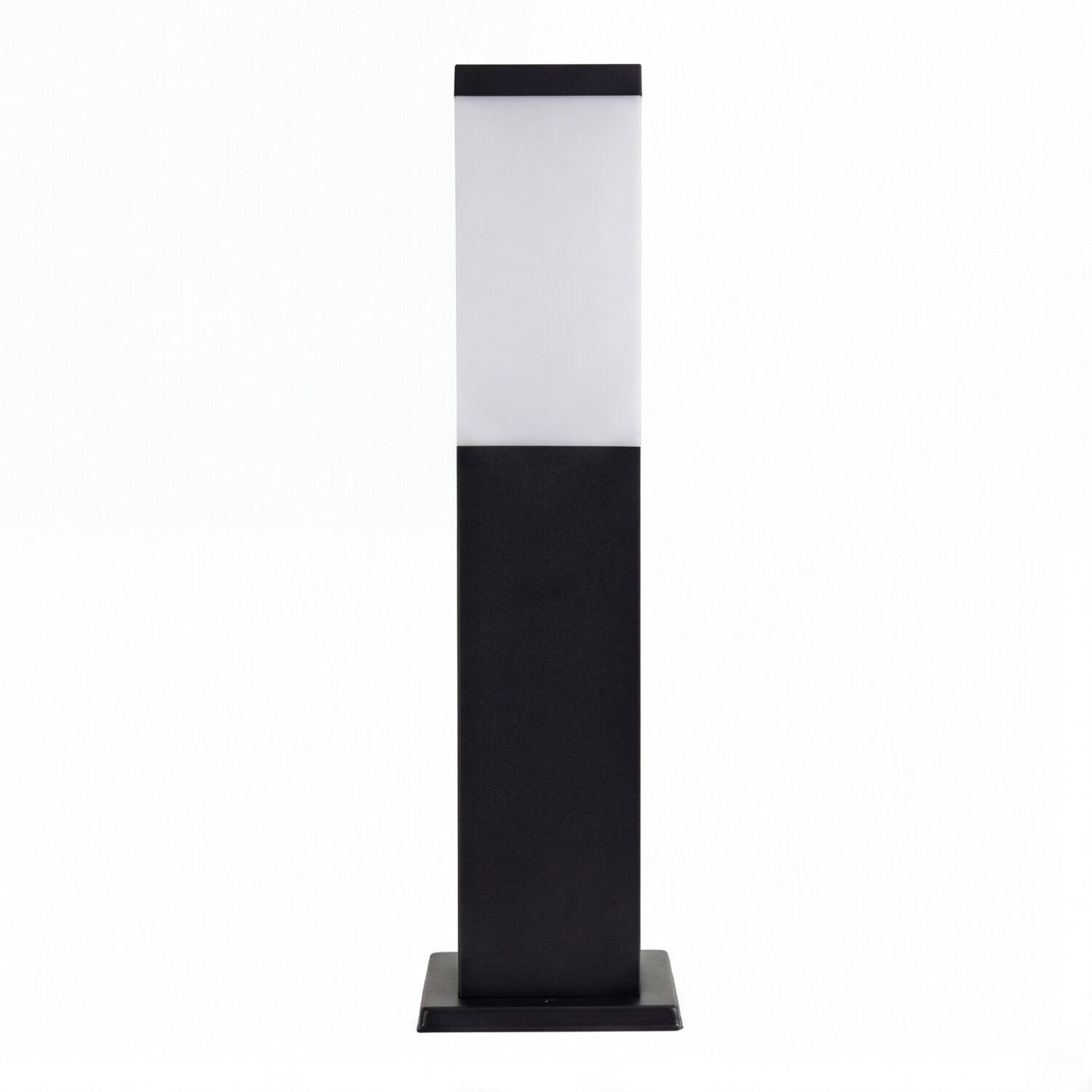 Lampe, Tischlampe, schwarz weiß, rechteckig, stehend