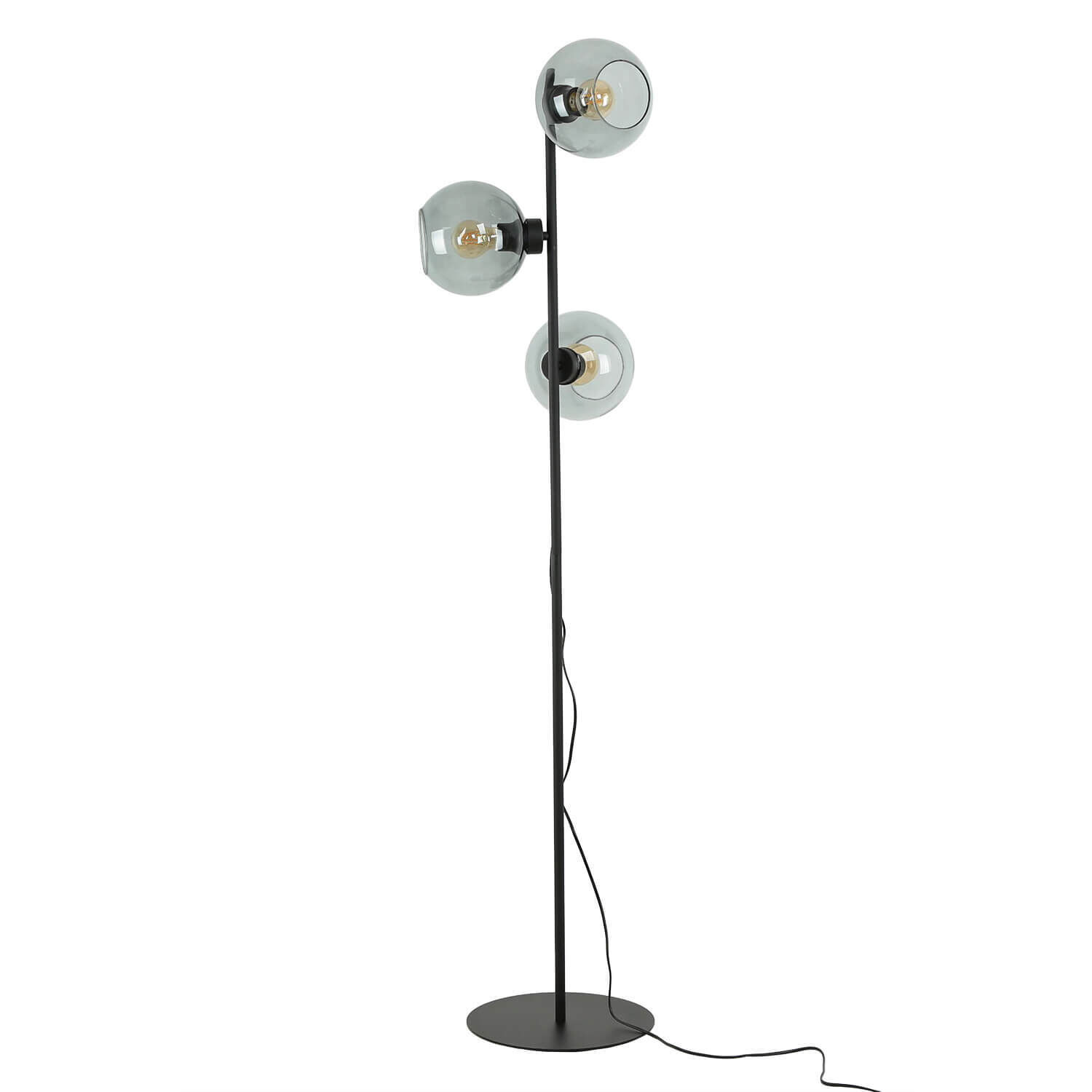 Lampadaire KALETE en graphite 160cm lampe de salon