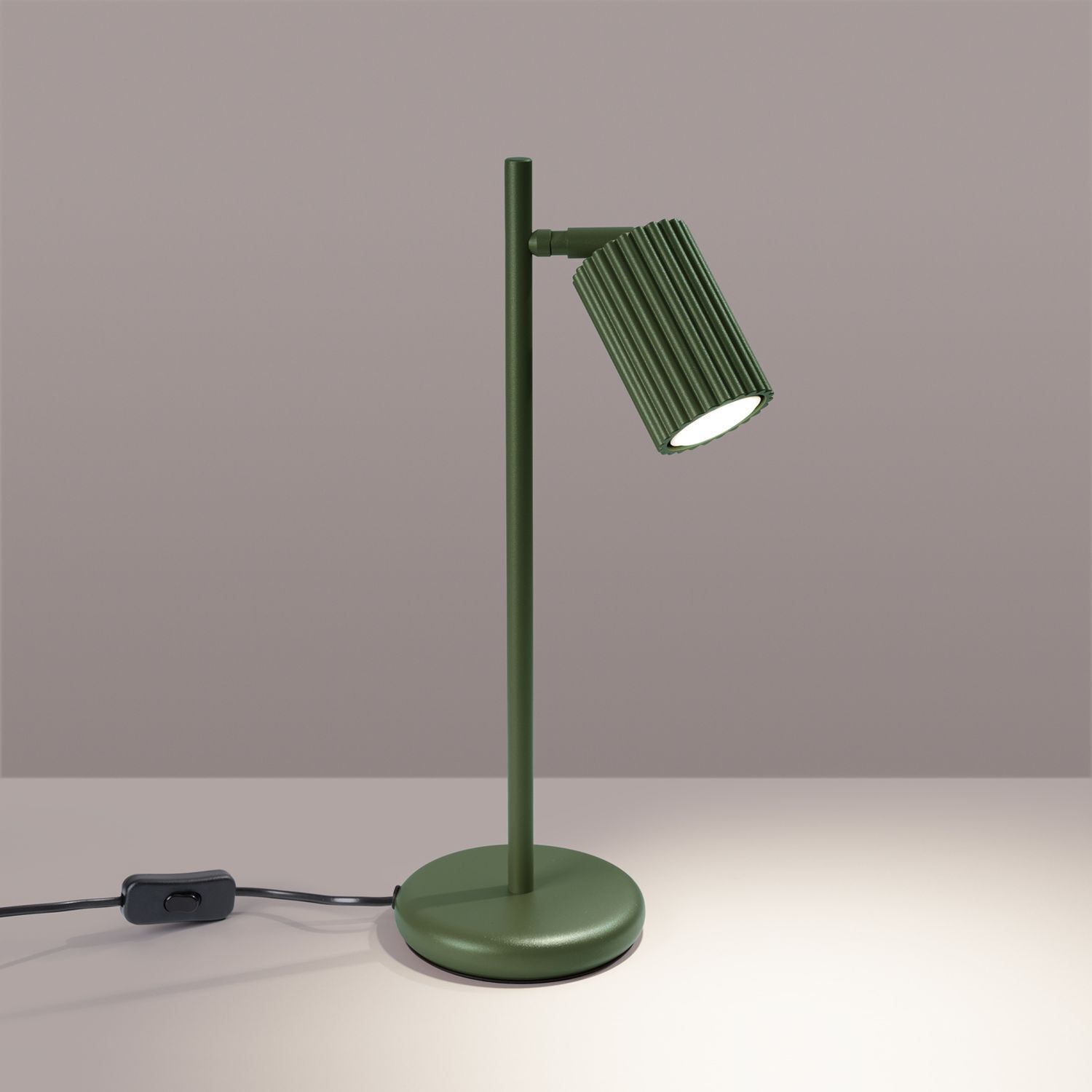 Lampe de bureau Moderne 43 cm de haut Vert GU10 orientable BERTA Lampe, Tischlampe, Lampenschirm