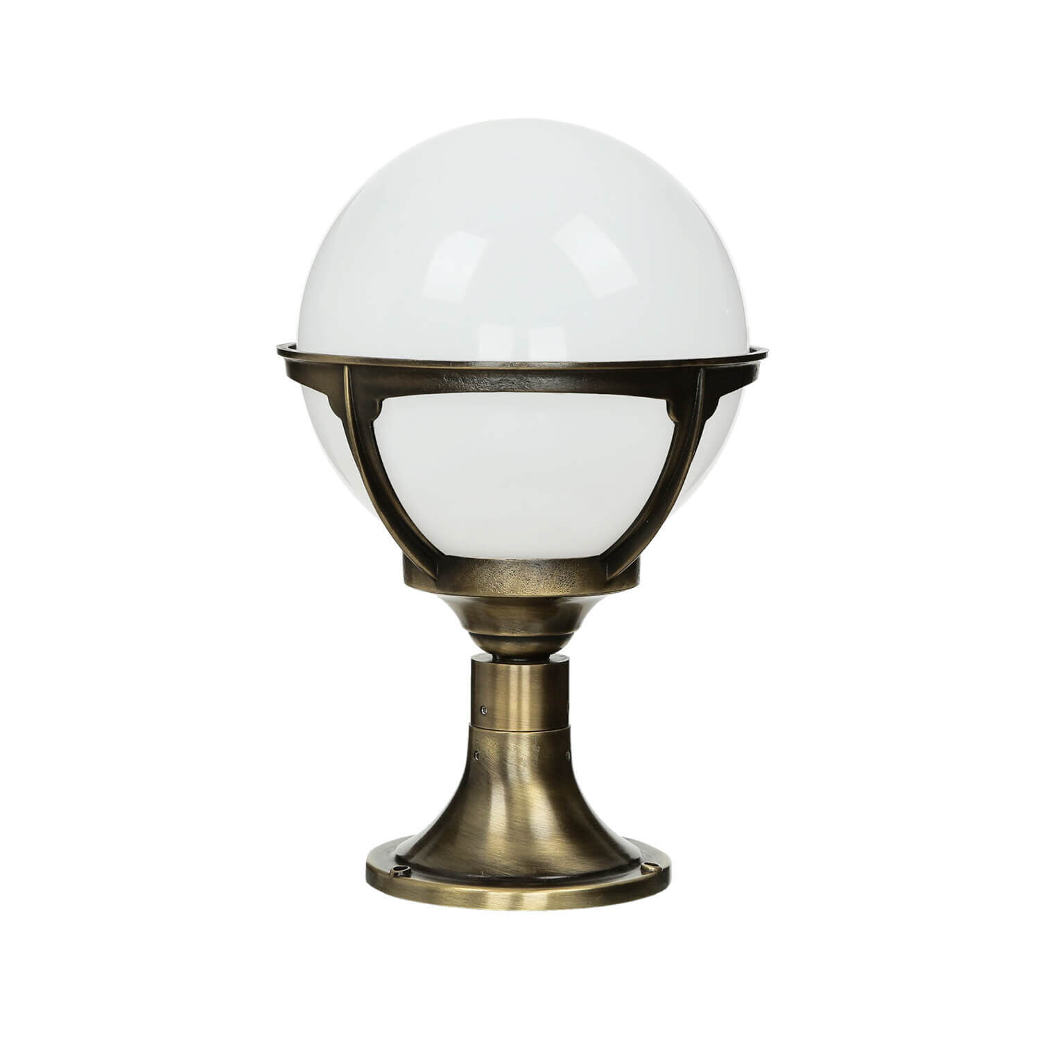 Premium lampe de socle extérieur en laiton véritable Antique