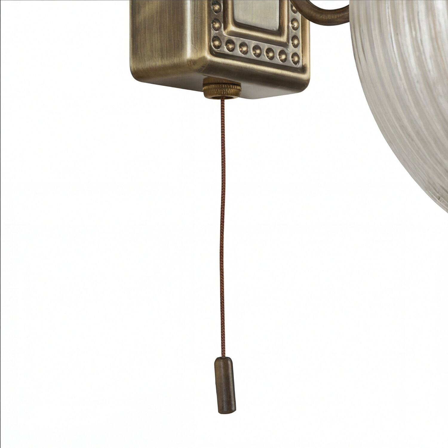 wandlampe, pull-kordel, bronze, metall, hängeleuchte