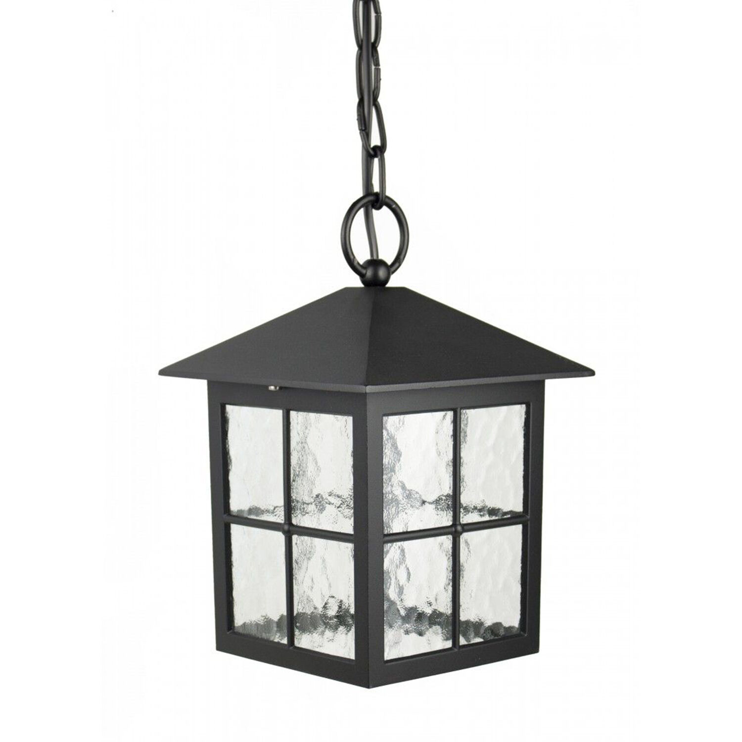 Lampe à suspendre noire extérieure Rustique IP43 BAARLE
