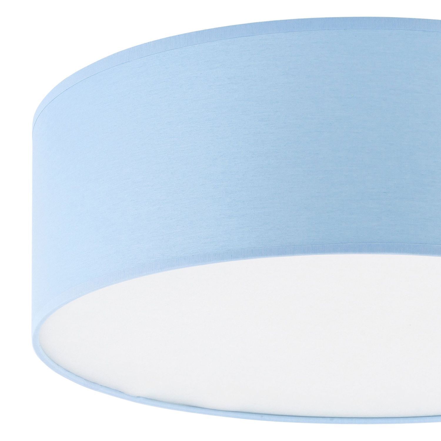 Lampe de chambre d'enfant plafond bleu Ø 38 cm rond plat