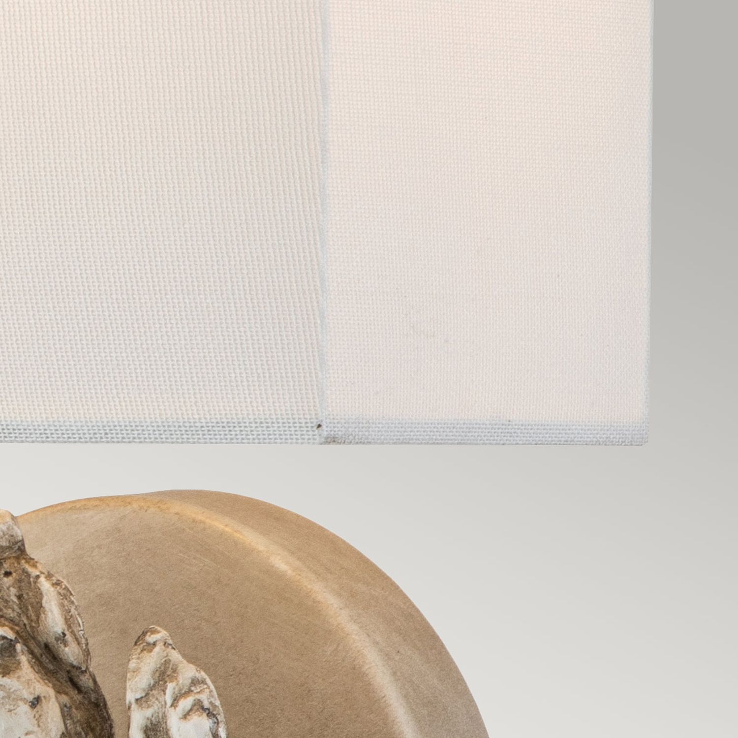 Applique Tissu 31,8 cm de haut Crème Blanc