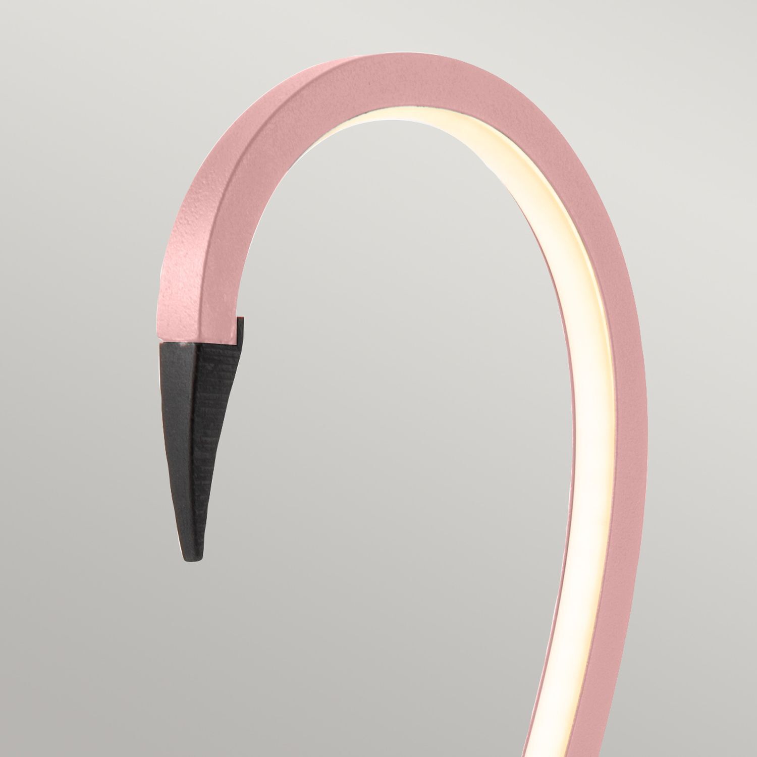Lampe de table LED Flamingo 3000 K métal hauteur 50 cm rose