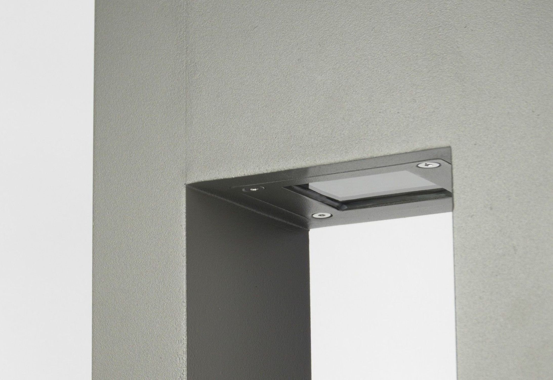 Lampadaire IP65 Aluminium Verre Gris 90 cm GU10 Extérieur