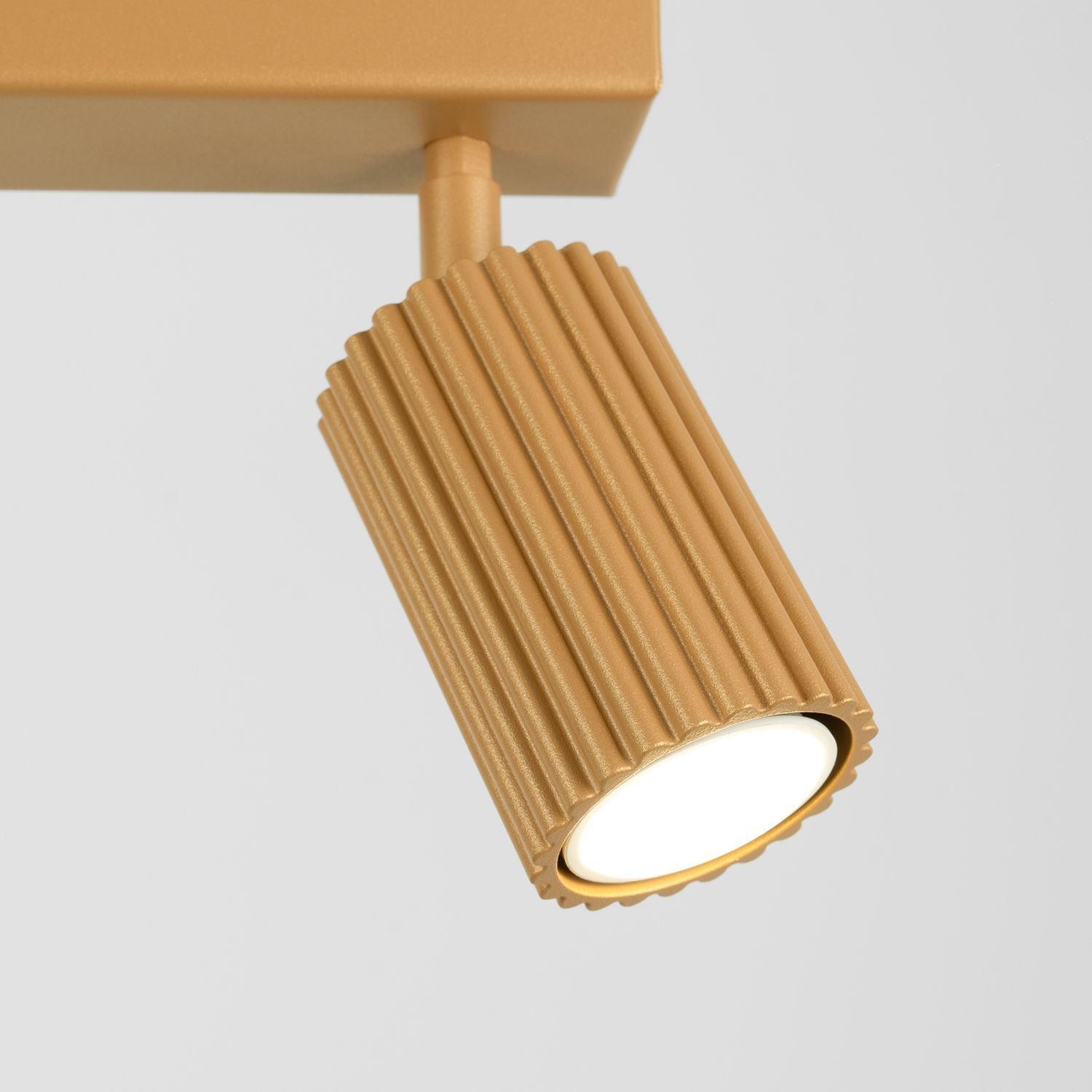 Spot de plafond doré à 2 flammes GU10 L : 30 cm orientable