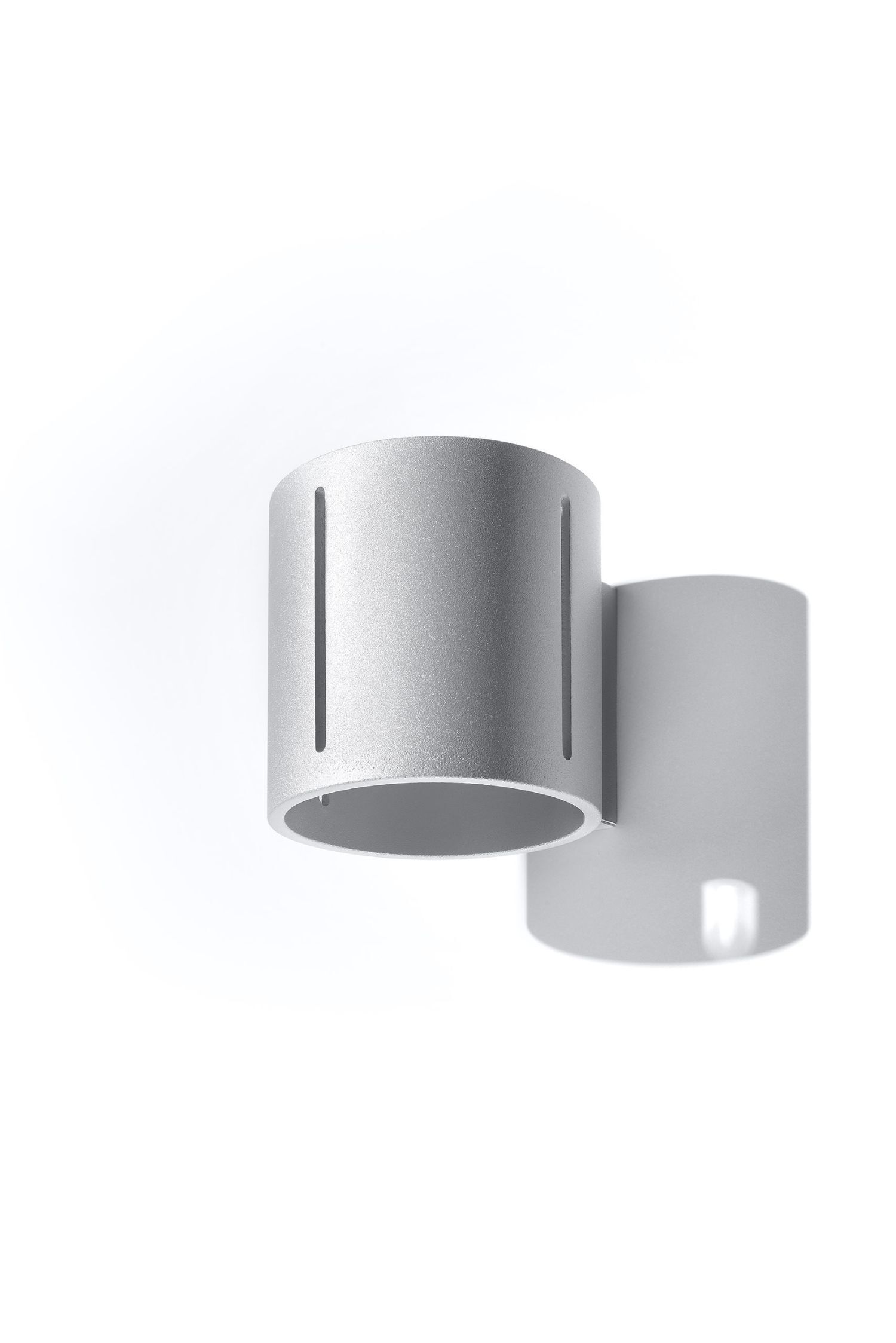 Applique métallique petite H : 10 cm Up Down Gris G9 couloir