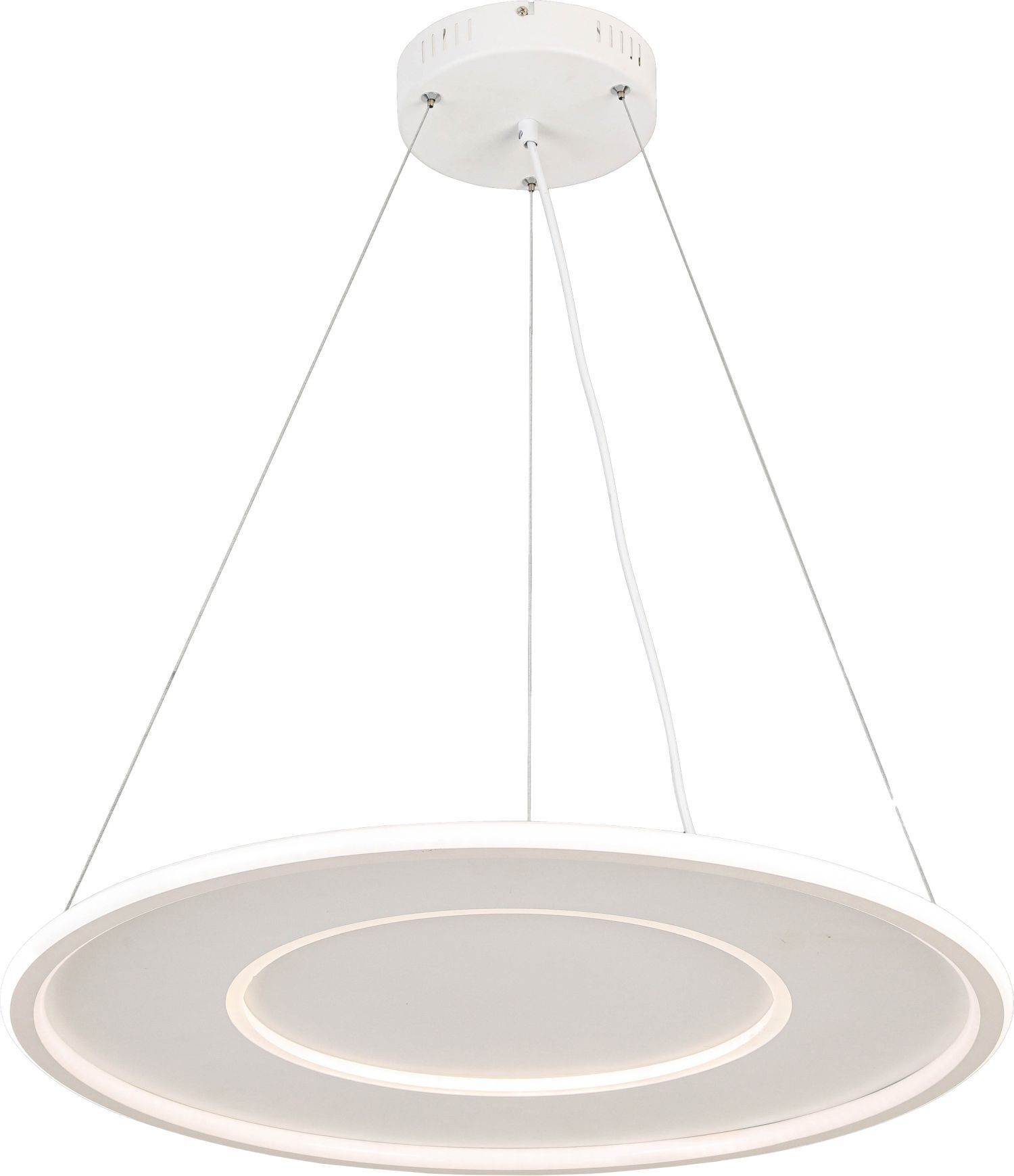 Suspension LED ronde Ø62cm Variateur de couleur Télécommande