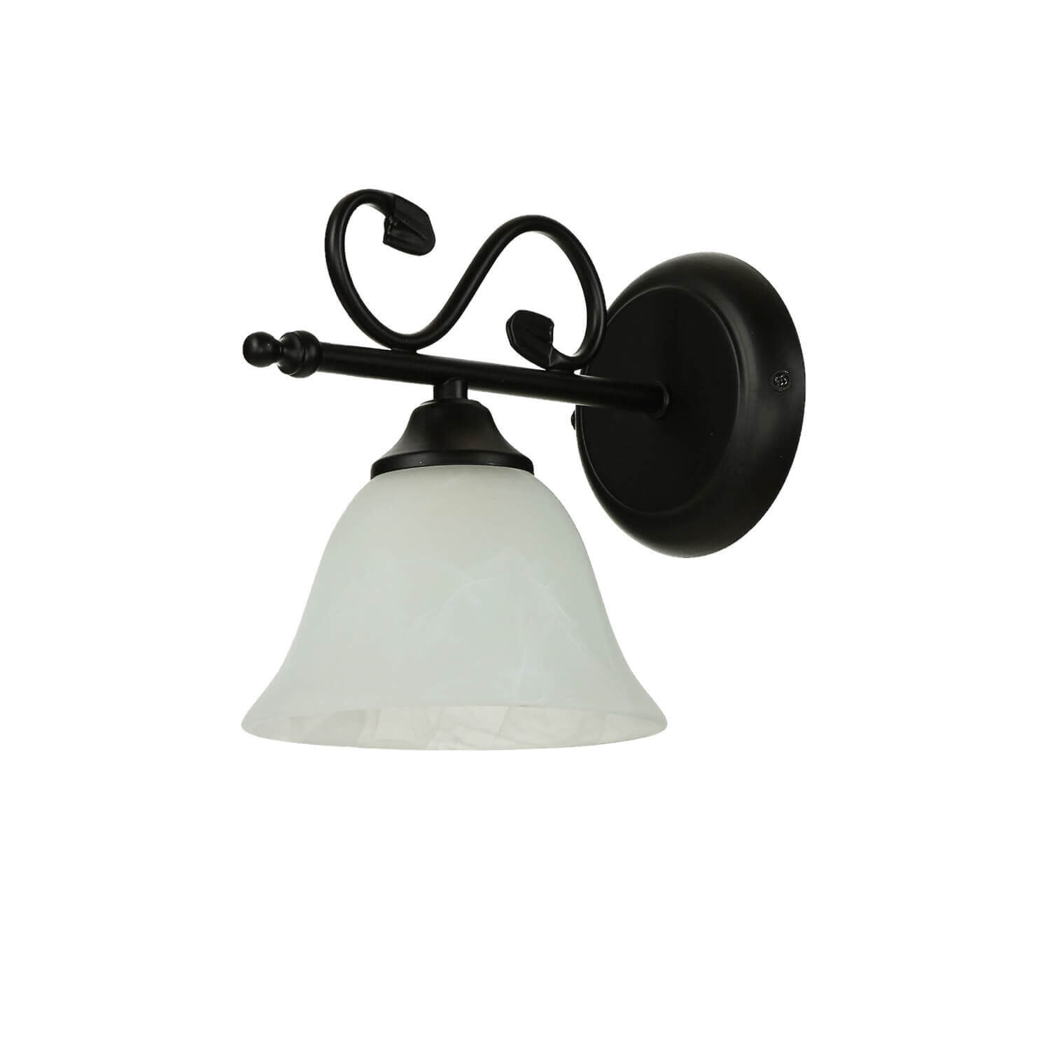 Applique rustique DOROTHEA verre albâtre Leuchte, Lampe