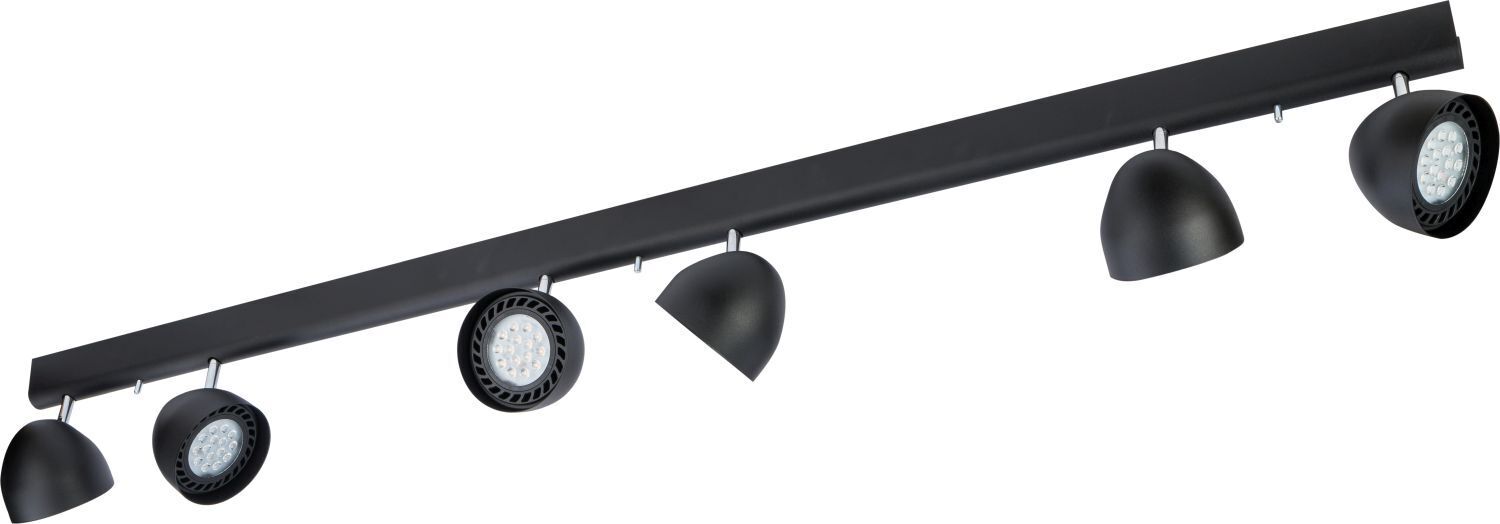 Spot noir 6-flmg 75W VESPA lampe de salon Beleuchtung, Lampe, Maschine, Rad