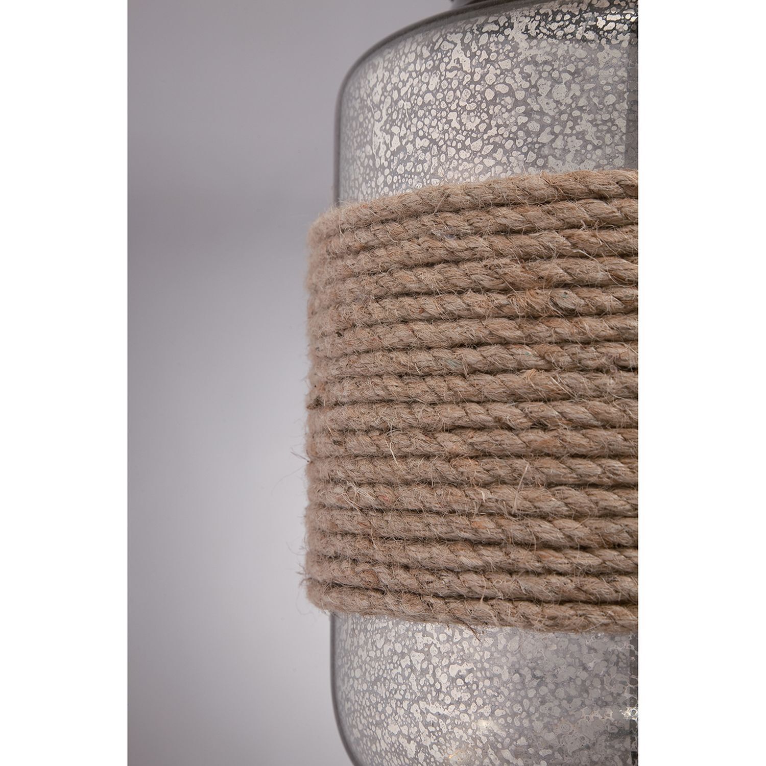 Lampe de Table Verre Lin Classique 83cm en Argent Beige