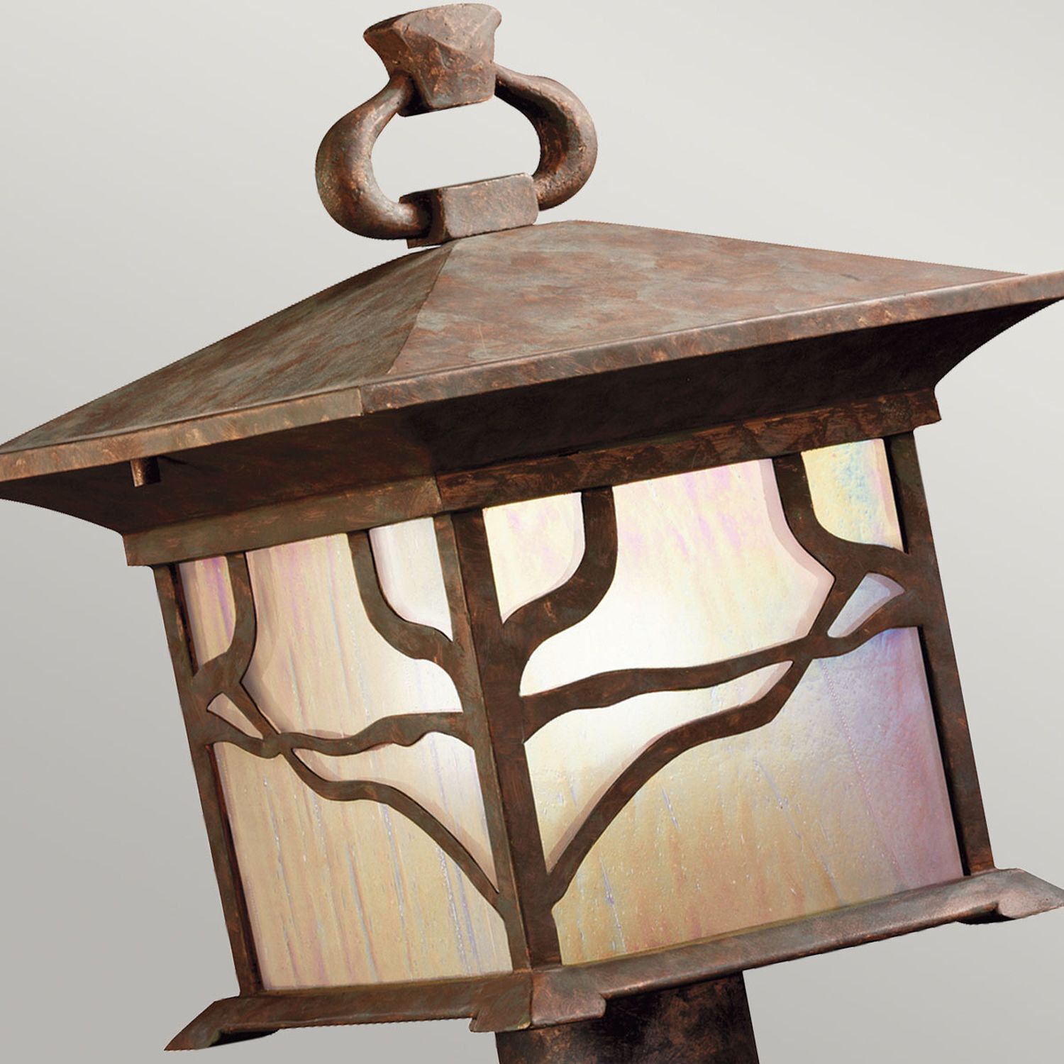 Lampe de socle Vintage E27 IP44 41,9 cm de haut en cuivre antique