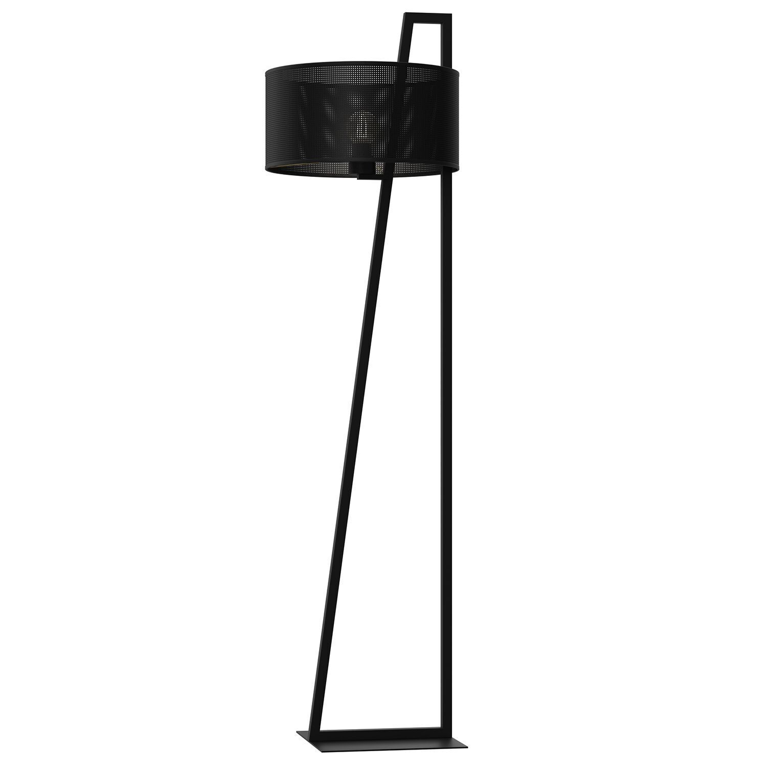 Lampadaire Noir Métal 150 cm bas E27 Moderne