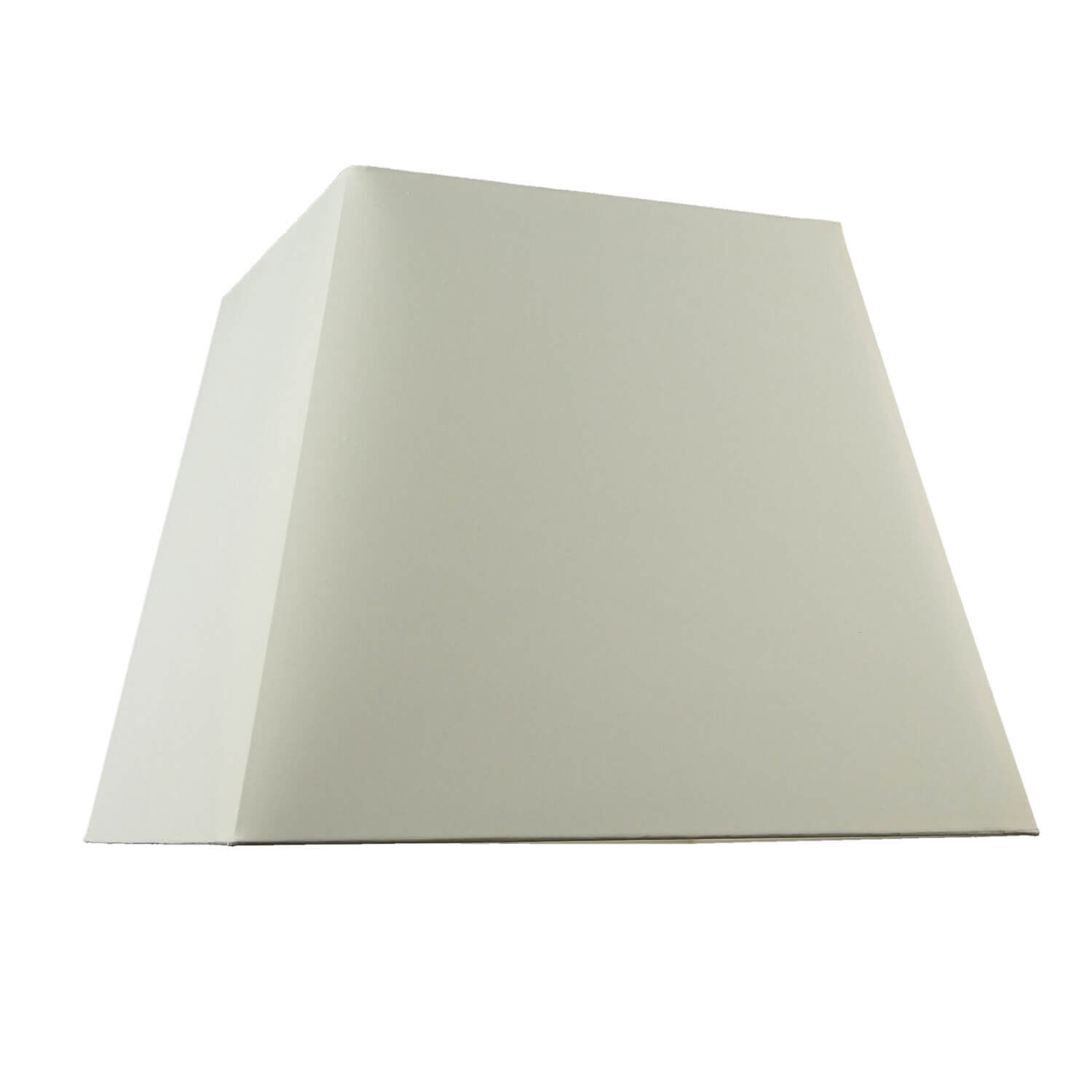 Tissu Abat-jour carré Pyramide Beige pour lampadaire