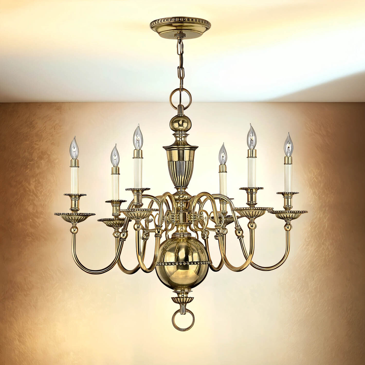 Lustre laiton salon baroque opulent