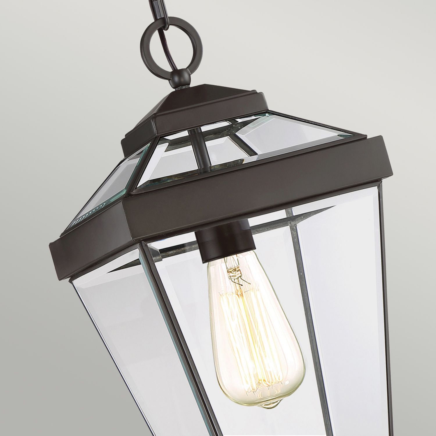 Lampe à suspendre extérieure design vintage en bronze E27 SIDODI