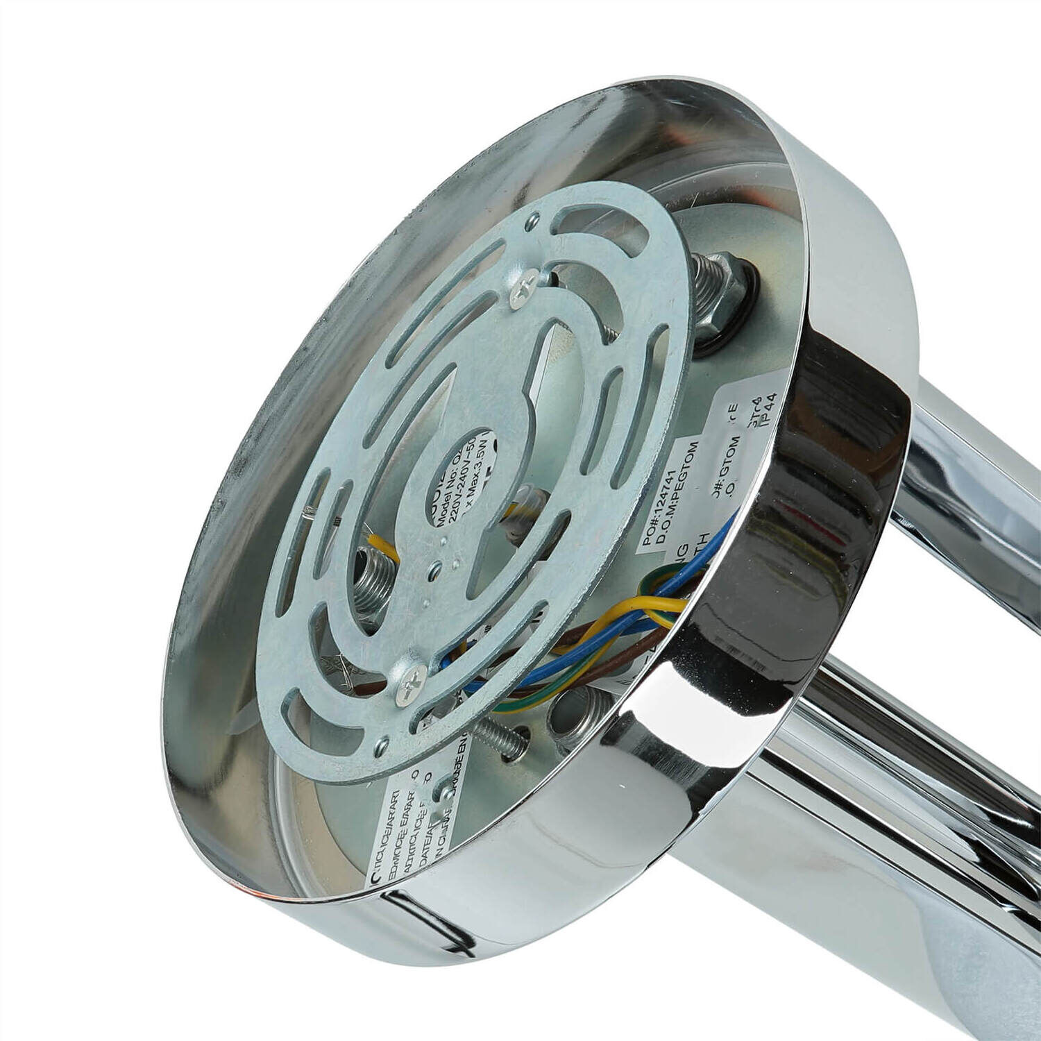 Plafonnier LED salle de bain verre satiné faible éblouissement IP44 Drinnen