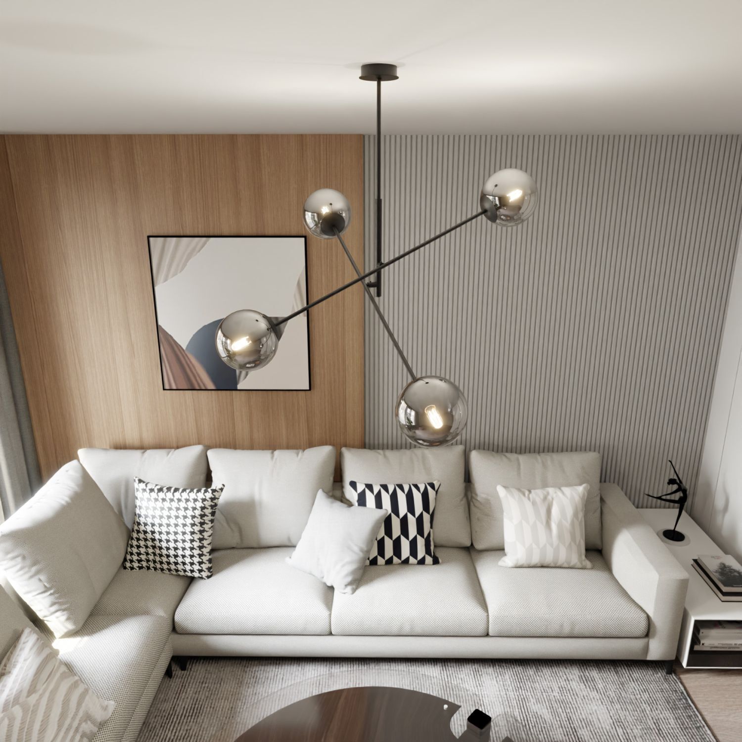 Lampe, Dekoration für Zuhause, Couch, Mobiliar, Innenarchitektur