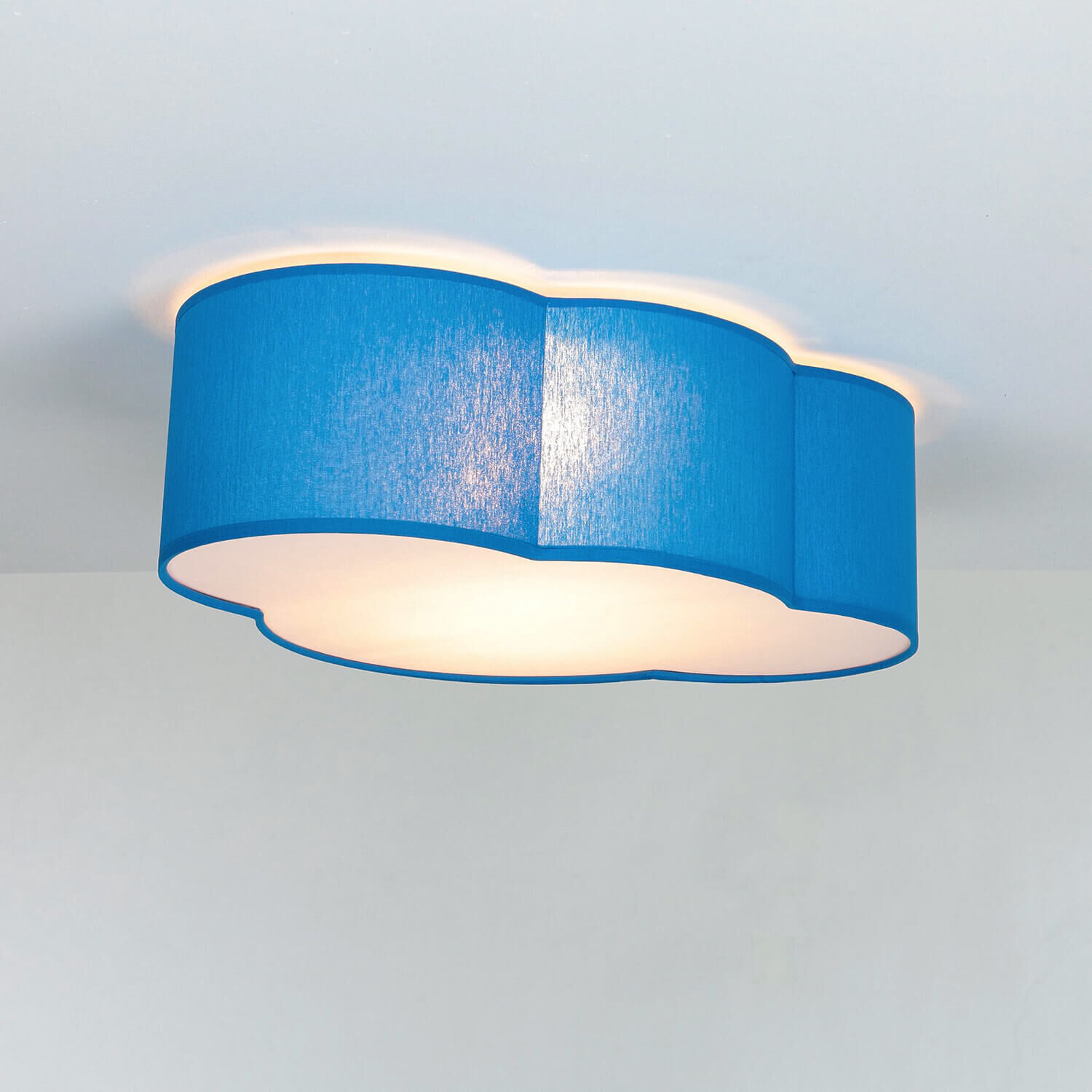 Lampe de chambre d'enfant WOLKI bleu plafond lampe nuage