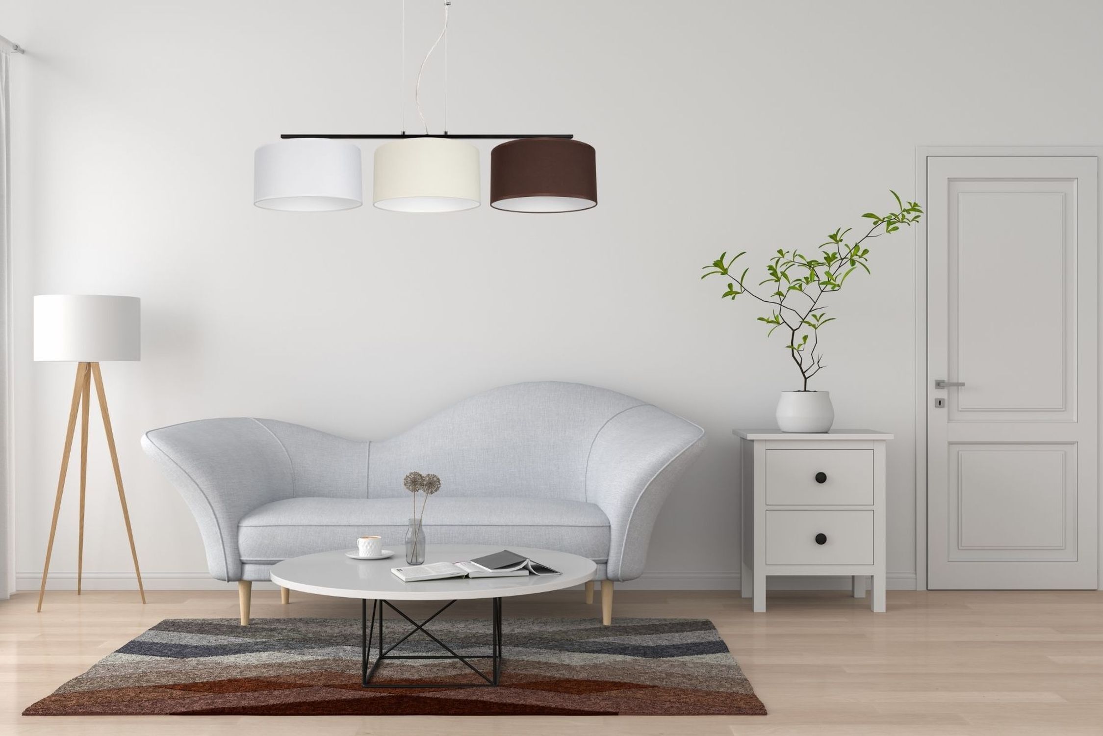 sofa, wohnzimmer, couchtisch, lampe, teppich