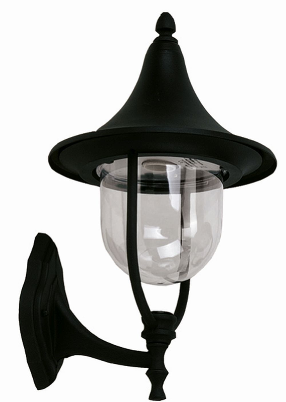 Lanterne murale d'extérieur MADILAH Noir Aluminium E27 IP43