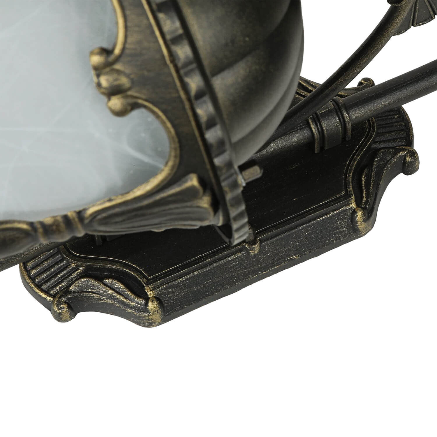 Applique murale extérieure antique Lanterne murale LED résistante aux intempéries Lampe