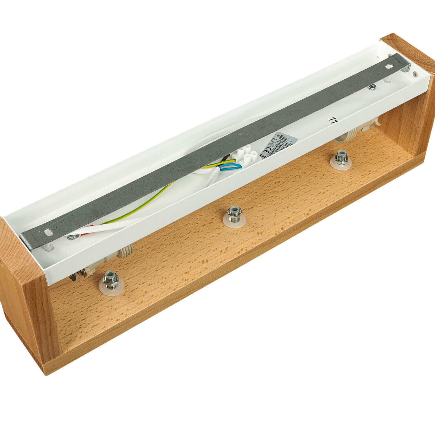 Deckenleuchte LEDA in Echtholz 2-flmg Deckenleuchte LEDA in Echtholz 2-flmg