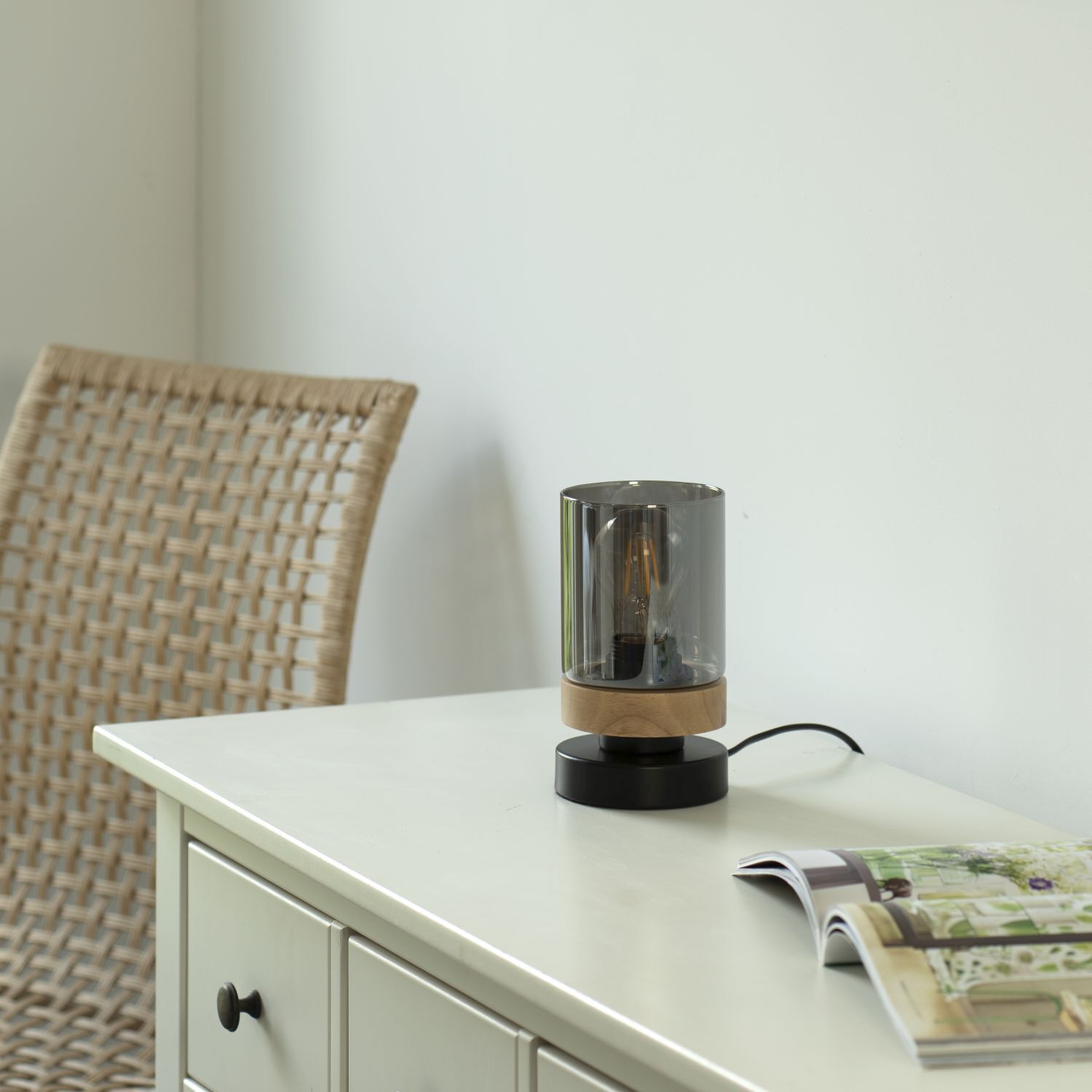 Lampe, Tischlampe, Buch, Tabelle, Innenarchitektur