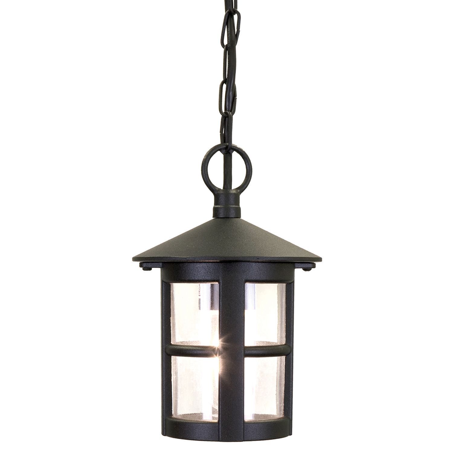 Lampe à suspendre d'extérieur Antique noire IP43 réglable