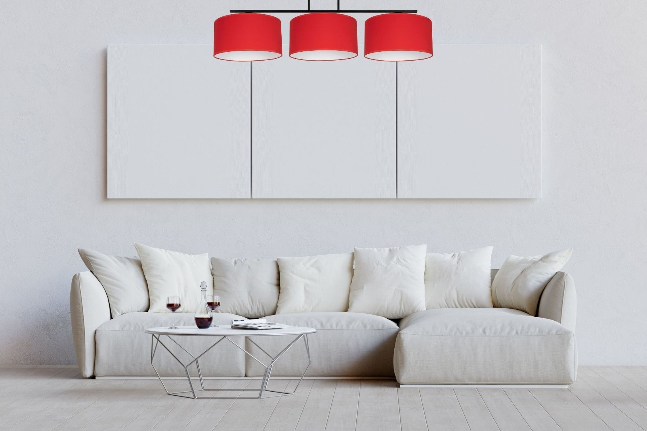 Plafonnier confortable Tissu Noir Rouge E27 100 cm Dekoration für Zuhause, Kissen, Wohnzimmer, Couch, Innenarchitektur