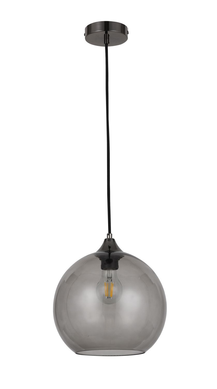 Suspension ronde métal verre anti-éblouissement E27 Retro Leuchte, Lampe, Deckenleuchte