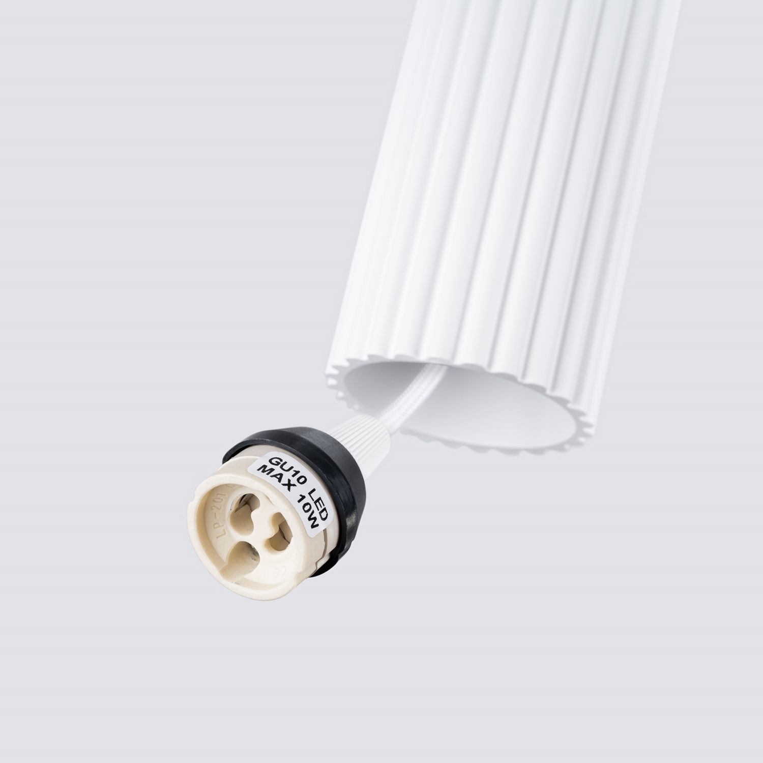 Suspension Blanc GU10 étroit Ø 8 cm en aluminium Moderne