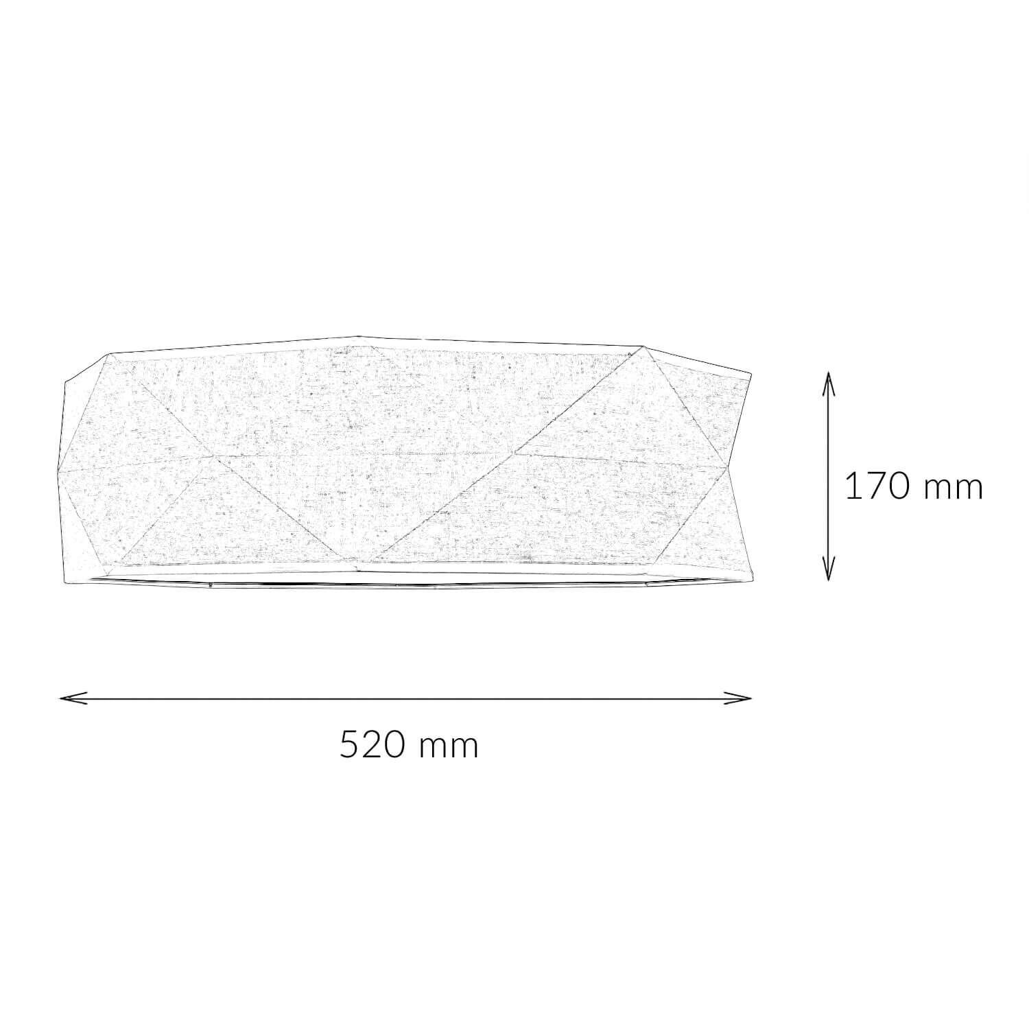 Plafonnier Moderne Lin 52 cm de large 4x E27 confortable