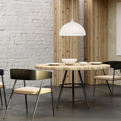 Suspension Lampe de table Gris Verre Salon