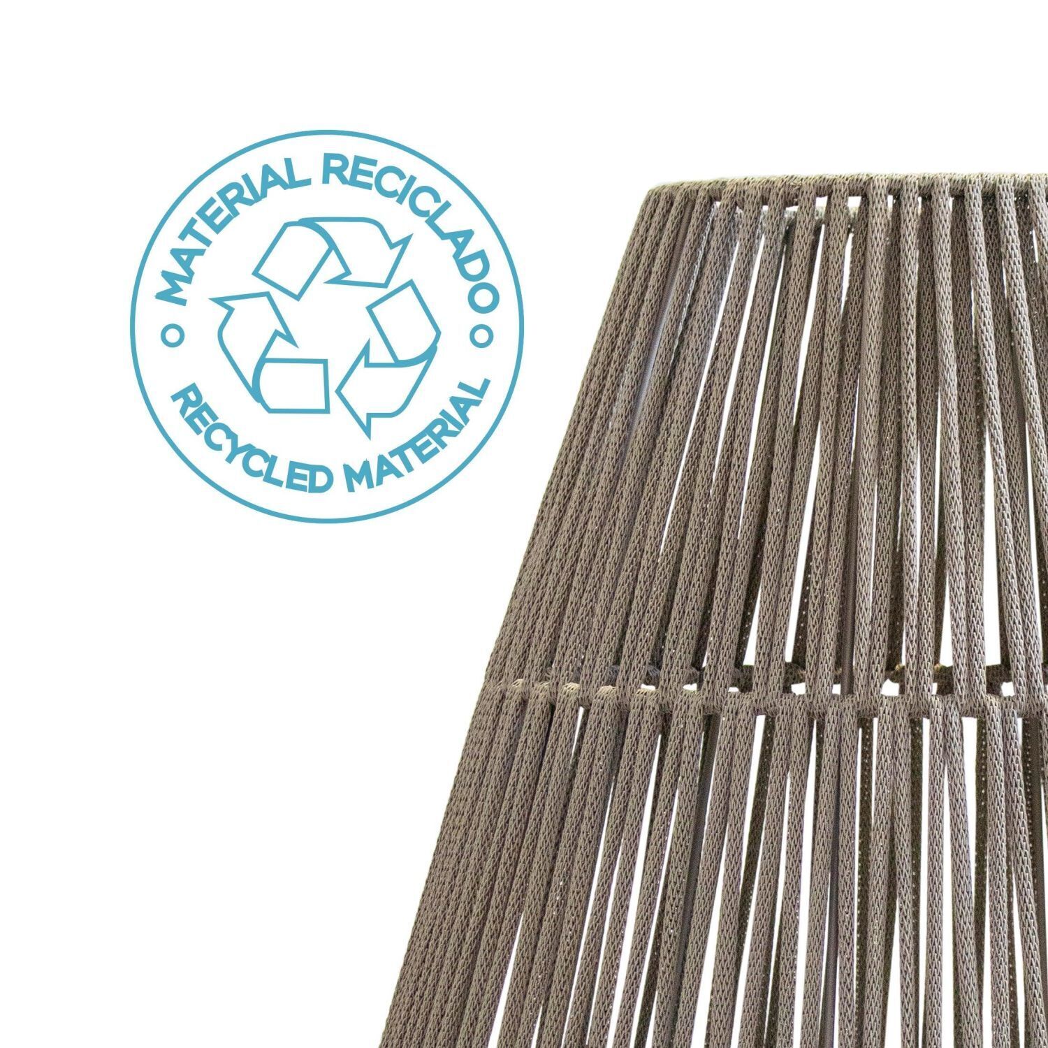 Lampe, Symbol für Recycling, Symbol