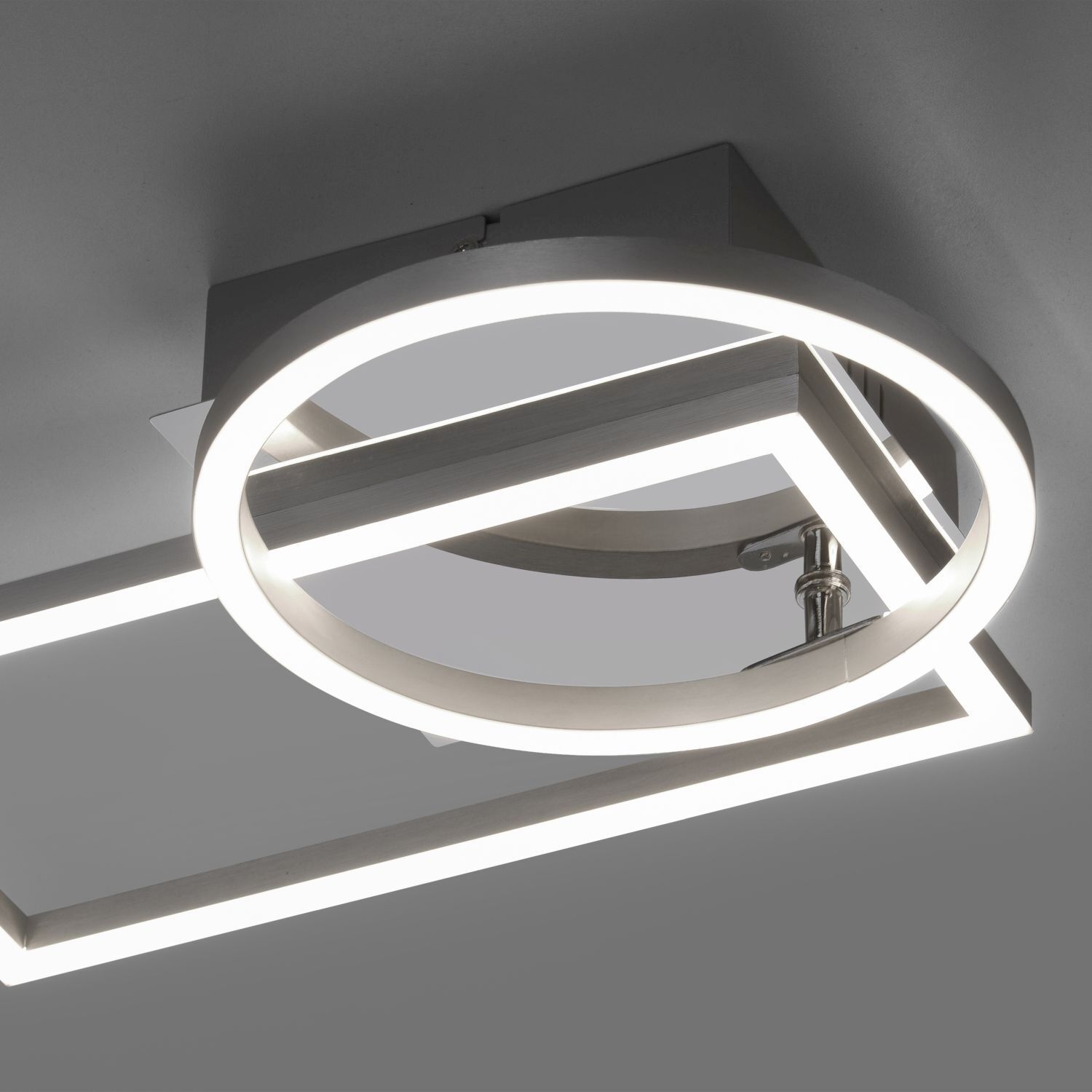 Plafonnier LED ajustable en acier L:37 cm 1260 lm