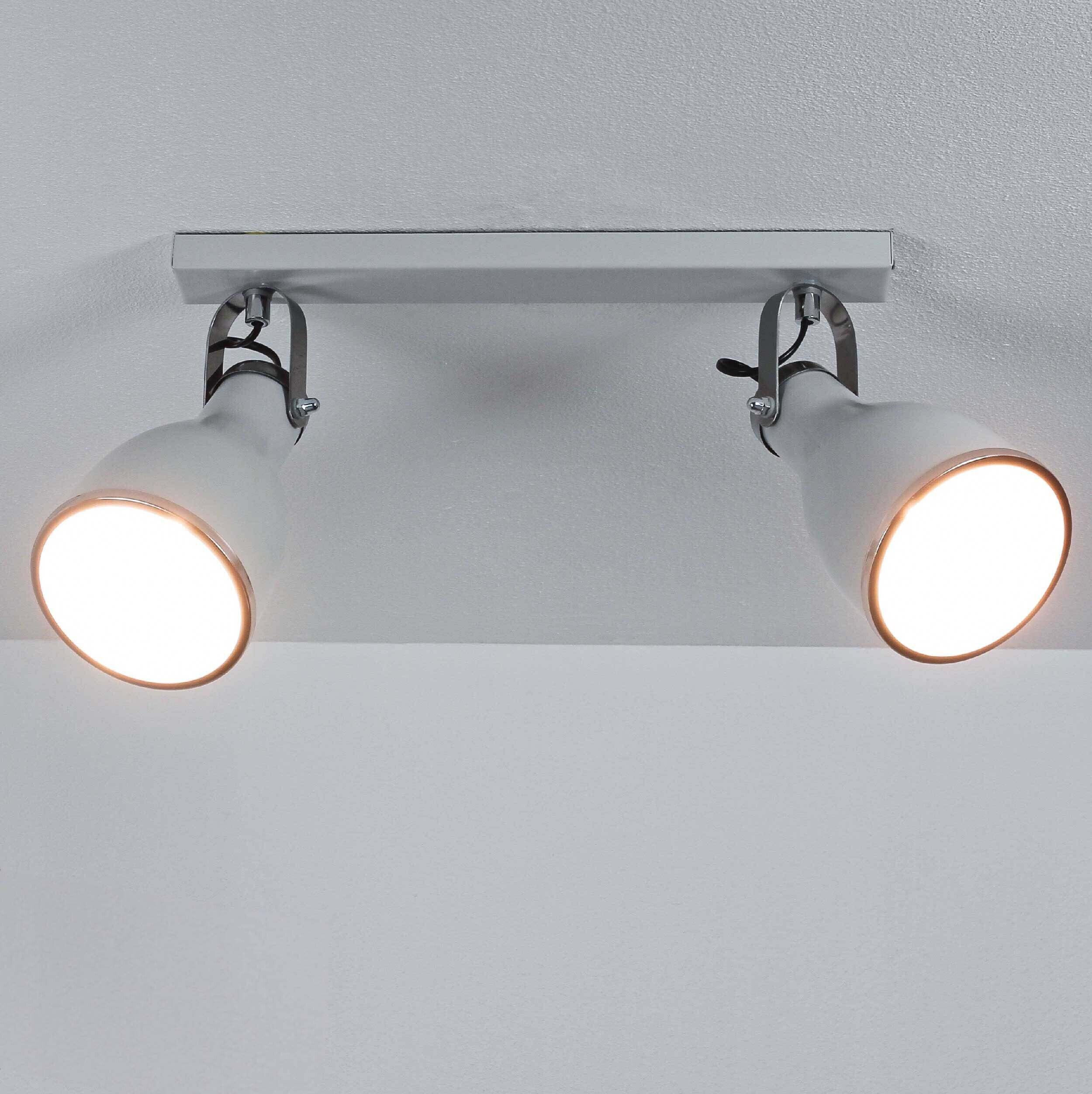 Spot BJORN GREY en gris 2-flmg Beleuchtung, Leuchte, Zimmer, Duscharmatur, Deckenleuchte