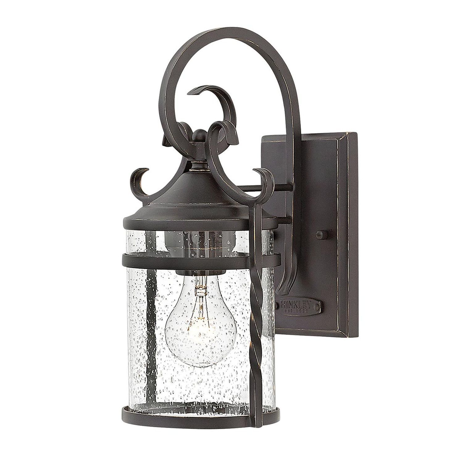 Lampe d'extérieur vintage aluminium verre E27 IP44 33 cm de haut
