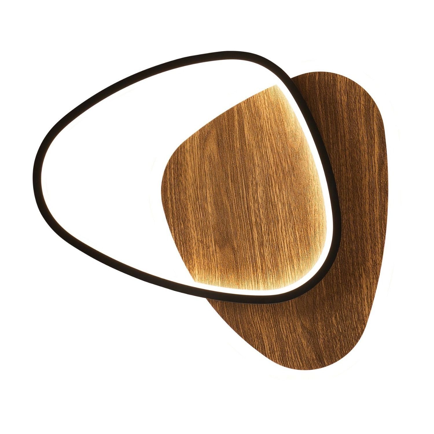 deckenleuchte-deckenlampe-wohnzimmer-deckenbeleuchtung-led-herlohn-1x-led-mit-40w-leuchtmittel-inklusive-natur-schwarz-le116043-03 Wandlampe, Holz, Lichtschild, LED-Beleuchtung, Wandleuchte