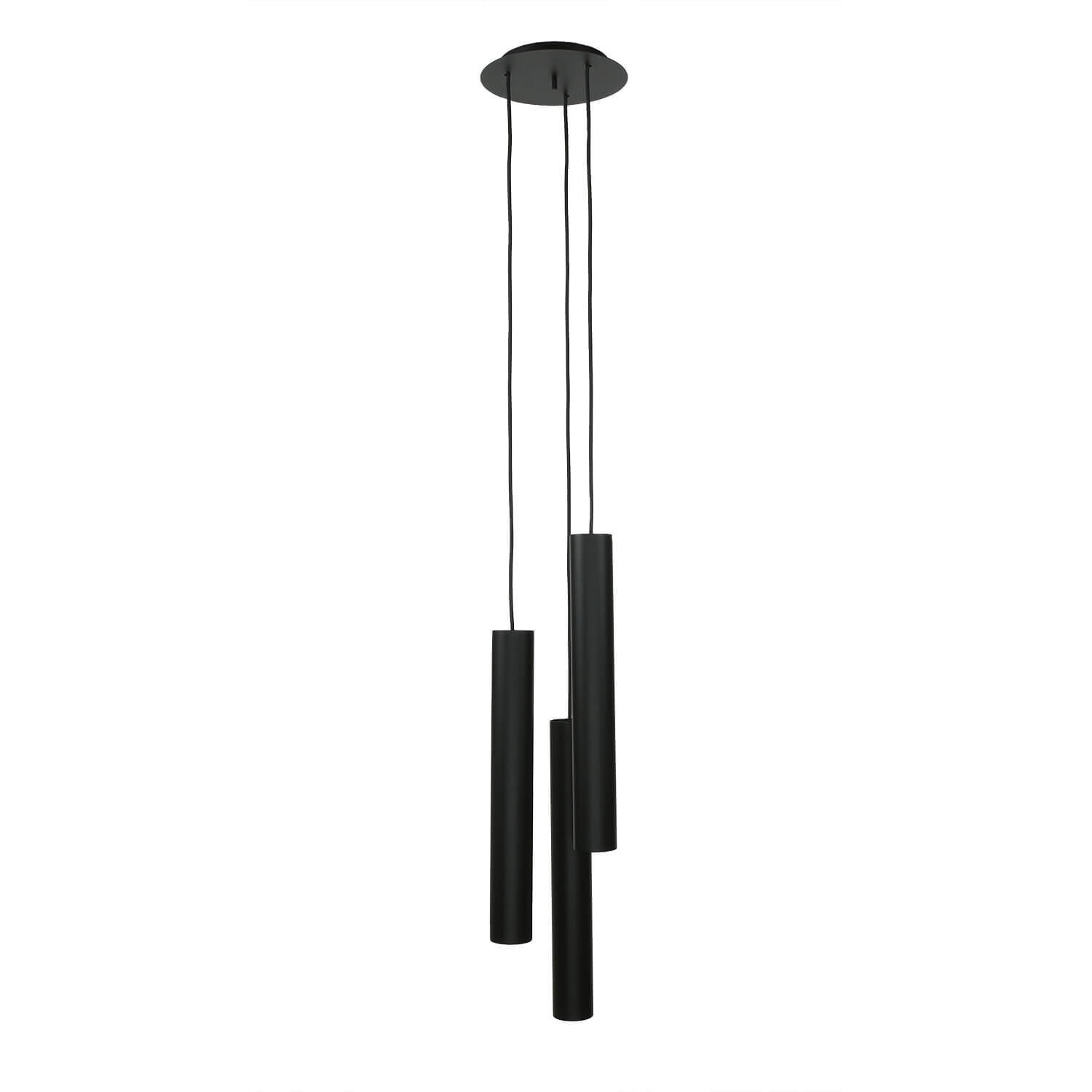 Suspension EYE noir 3-flmg lampe de salon