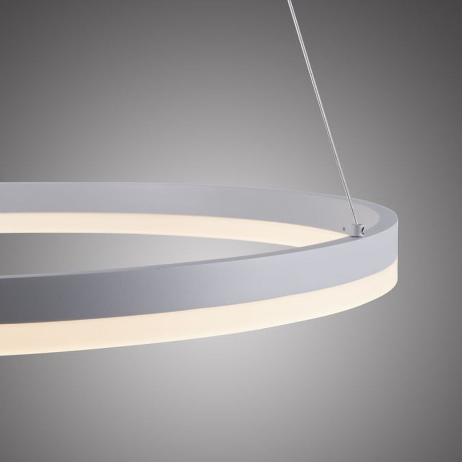 Suspension LED Blanc dimmable 38 W 3000 K Ø60 cm Anneau Lampe