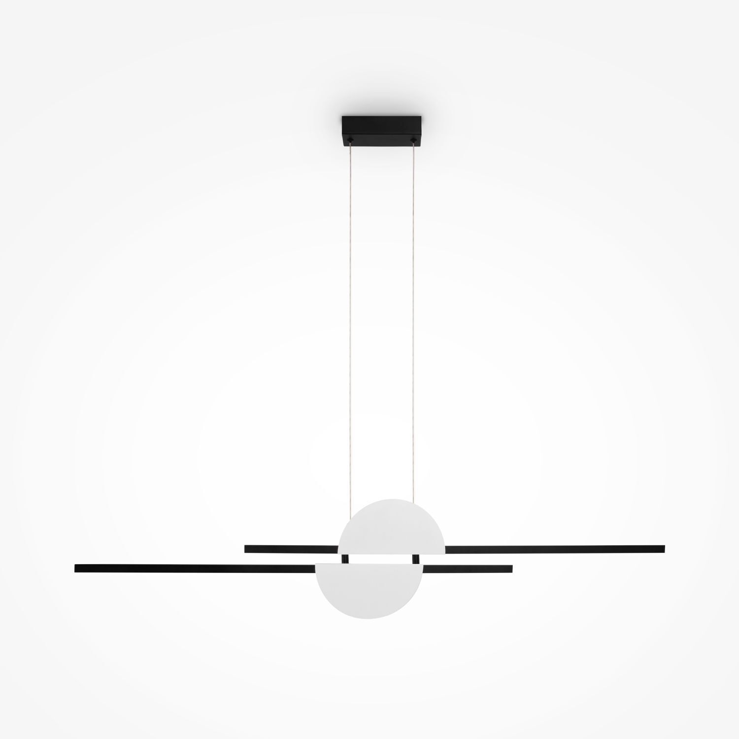 Lampe à suspendre LED Aluminium Métal H : max. 204 cm allongée
