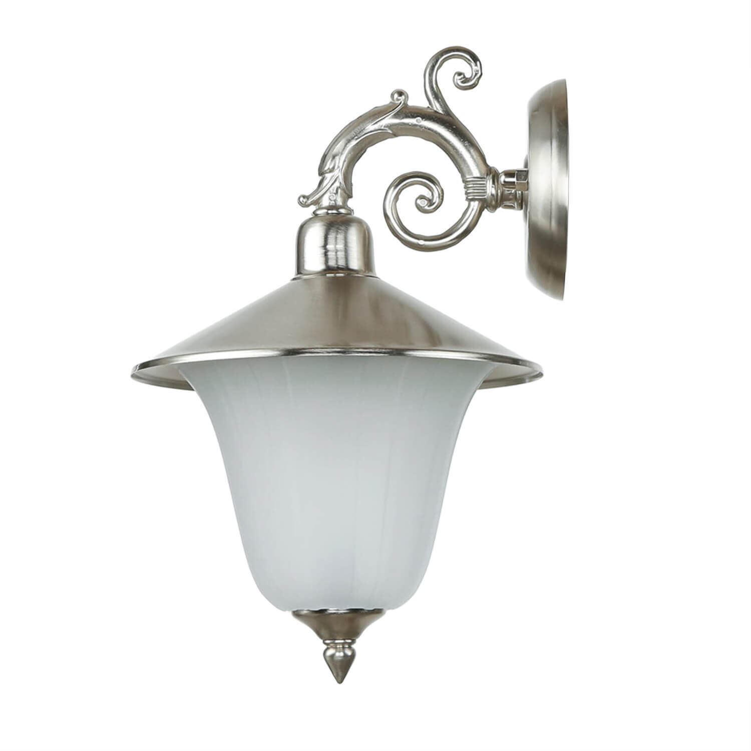 Lampe antique extérieur laiton verre rustique ANDROS