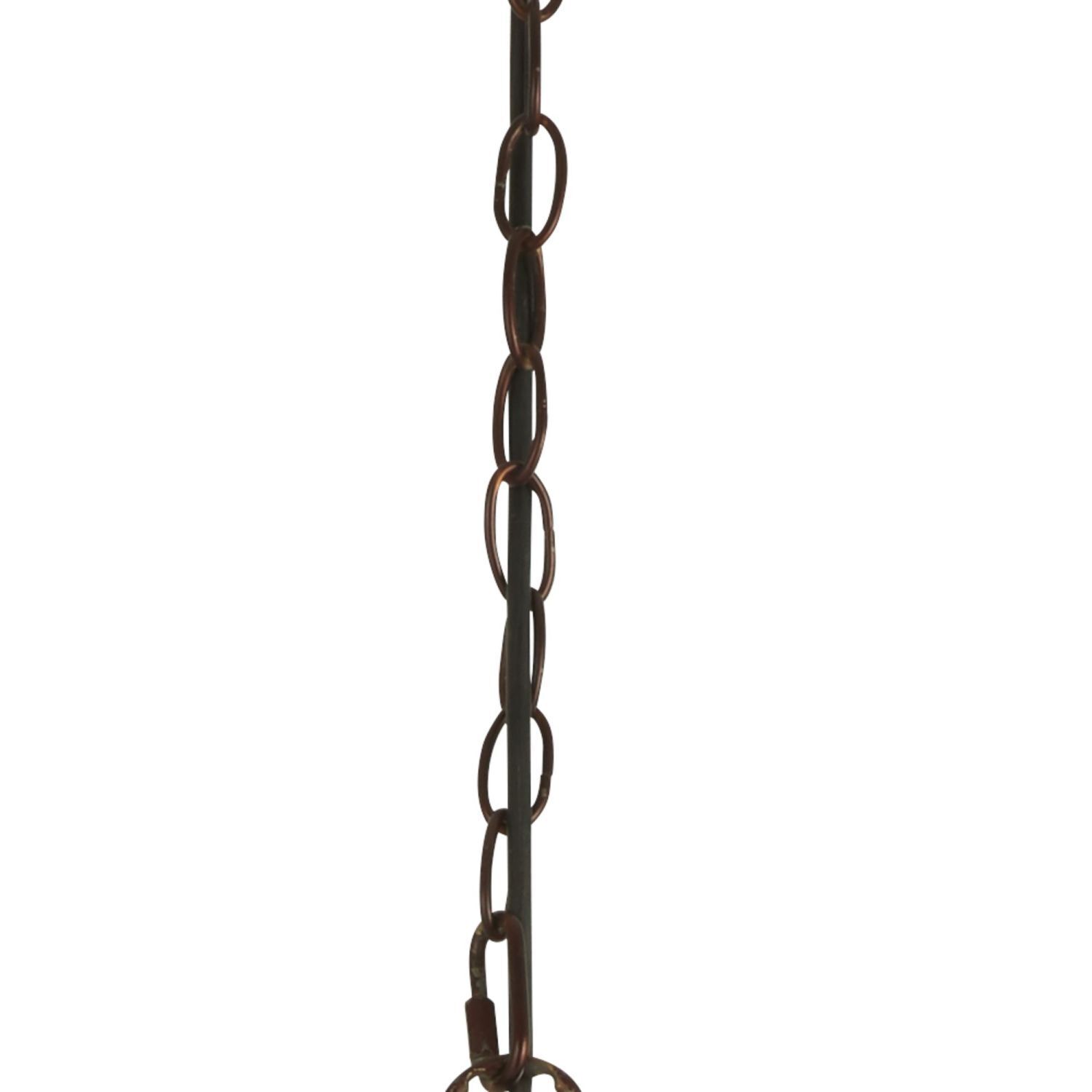 Suspension Vintage Ø 63 cm 3-flamme E27 brun