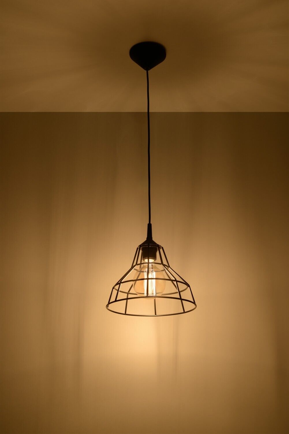 Luminaire à cadre en noir