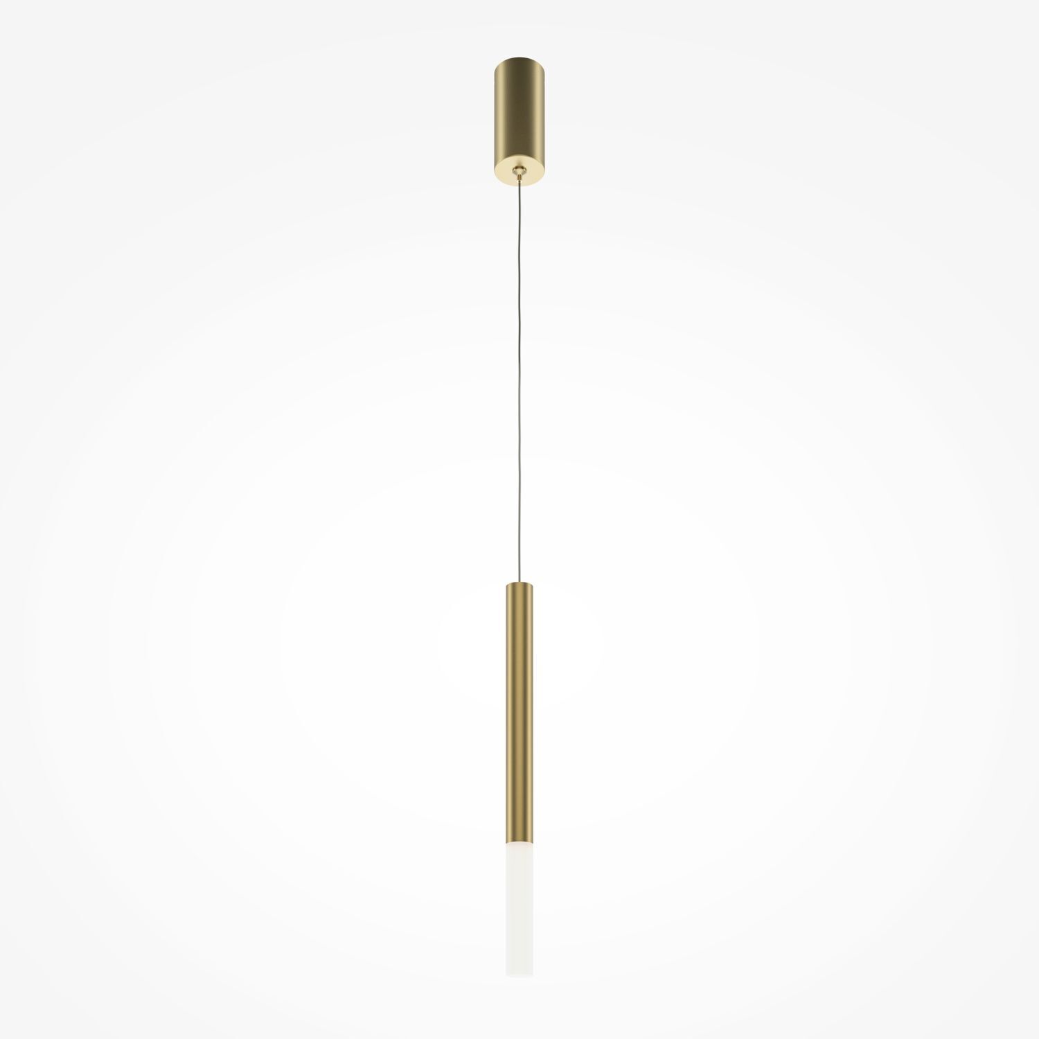 Suspension LED aluminium ronde D : 3 cm H : max. 345 cm