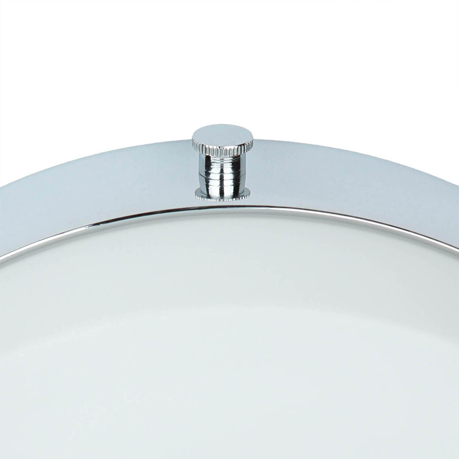 Plafonnier LED JANJA en chrome IP44 Ø25cm Lampe