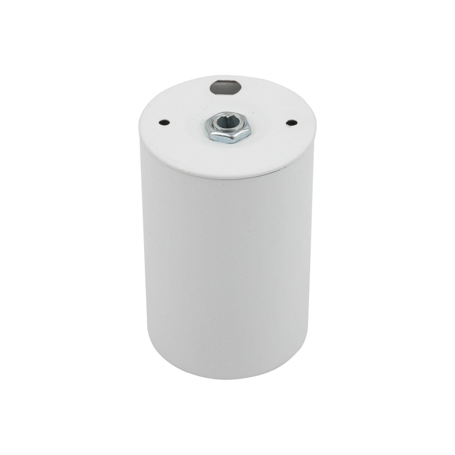 Plafonnier Blanc Métal GU10 Ø 5 cm rond H : 8 cm petit Zylinder