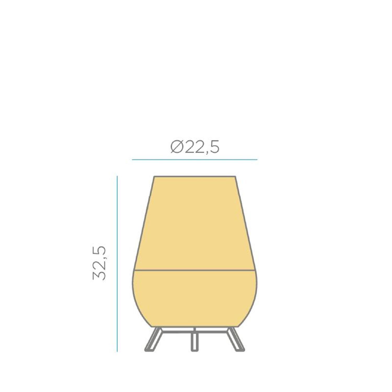 Lampe de table en rotin H : 32,5 cm Trépied naturel E27 FULDE Diagramm, Handlung, Mobiliar